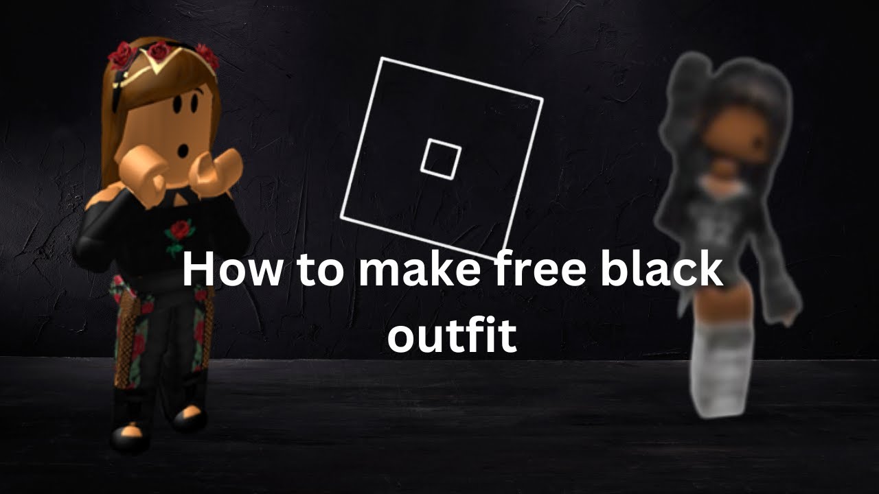 🌟 How to Make a Cute Black Outfit in Roblox for FREE! (No Robux) 🖤 ...