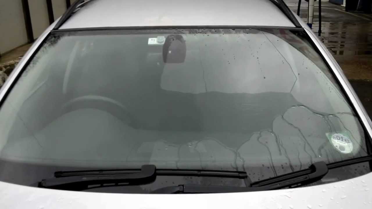 Wet weather driving visibility improvement.