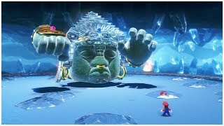 Super Mario Odessey Knucklotec Boss Fight