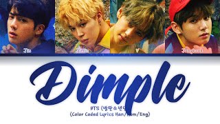 BTS (방탄소년단) – Dimple (보조개) (Color Coded Lyrics Han/Rom/Eng) Resimi