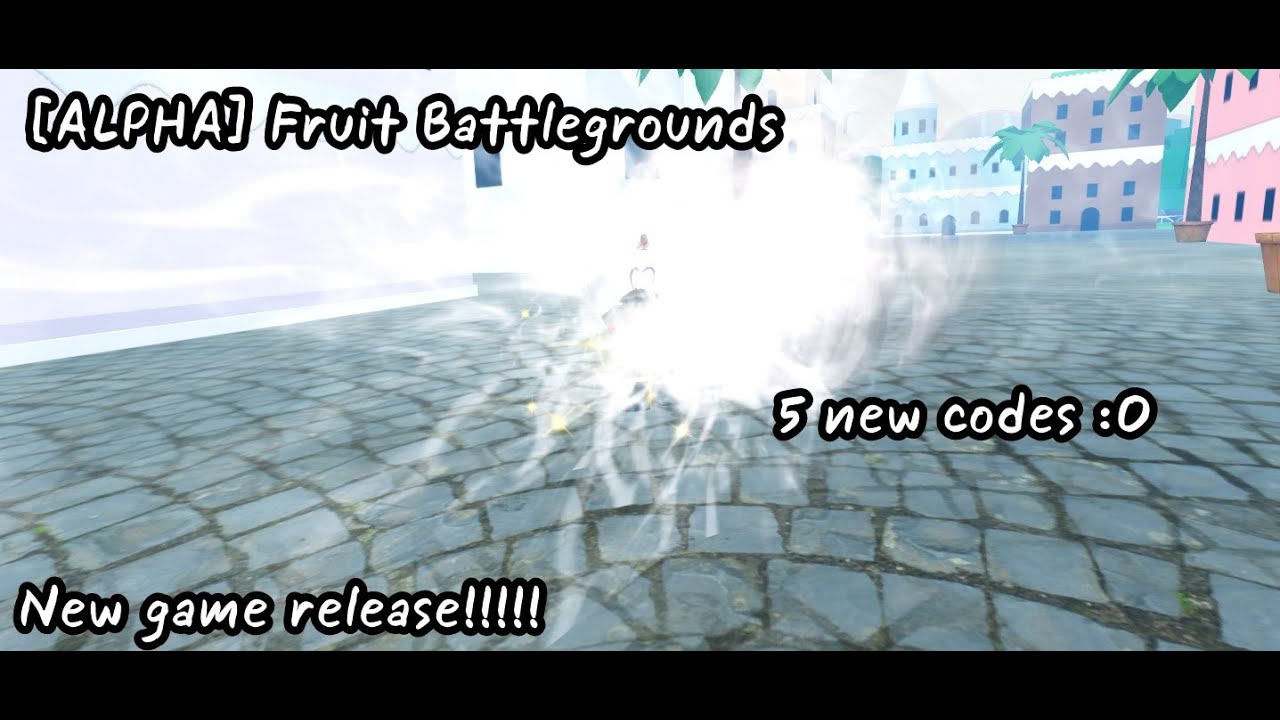 [ALPHA] Fruit Battlegrounds new one piece game in roblox and 5 new
