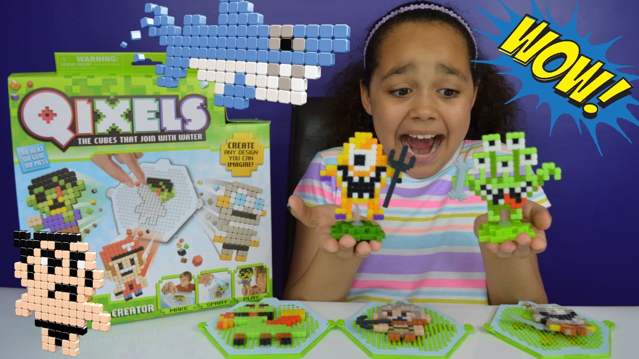 QIXELS!! DIY Craft Toy Review | Toys AndMe