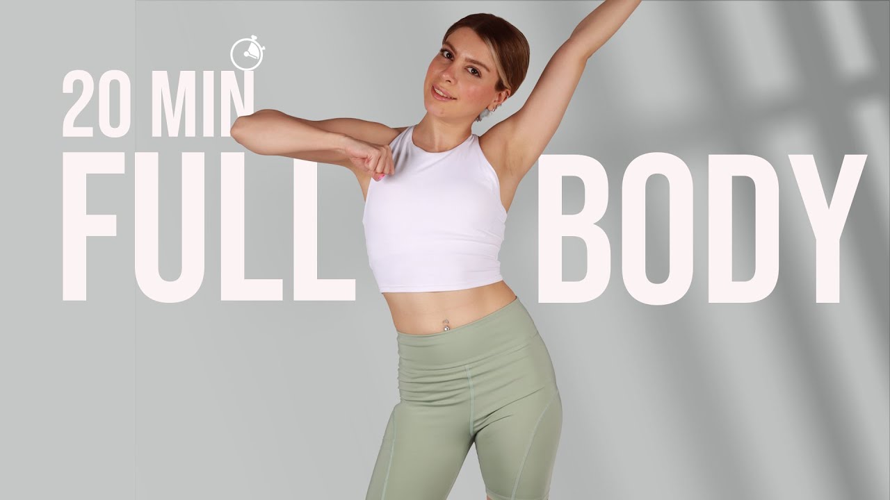 20 MIN FULL BODY CARDIO HIIT WORKOUT - Fat Burn At Home, No Equipment ...