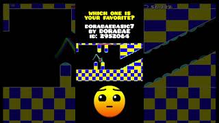 The Evolution of DORABAEBASIC Levels - Geometry Dash 2.2 #geometrydash #gd #shorts