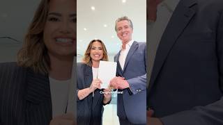 #DemiLovato joins Governor #Newsom to Sign Law Protecting Child #Influencers   #shorts #california