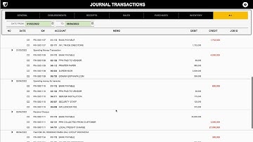 Journal Entry Recording with Filemaker Pro