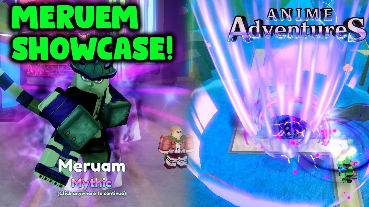 ✨NEW MYTHIC MERUEM (MERUAM) HAS OP EVO TURNS HYBRID! SHOWCASE ANIME  ADVENTURES TD ROBLOX 