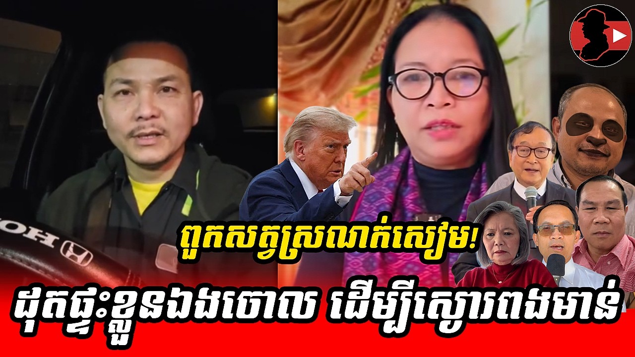 ដុតផ្ទះខ្លួនឯងចោល ដើម្បីស្ងោរពងមាន់_Sokunthearak Long react to Sam Rainsy Group