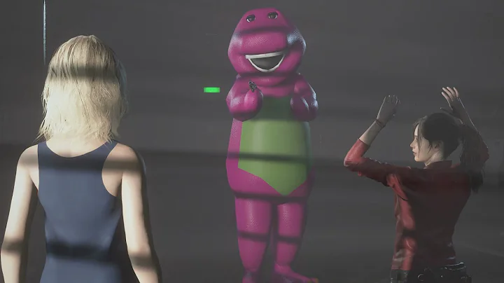 Barney the Dinosaur abducts Sherry Birkin Resident...