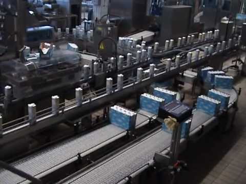 Downstream packaging section of Tetra Pak Tetra Top TT/3 filling line