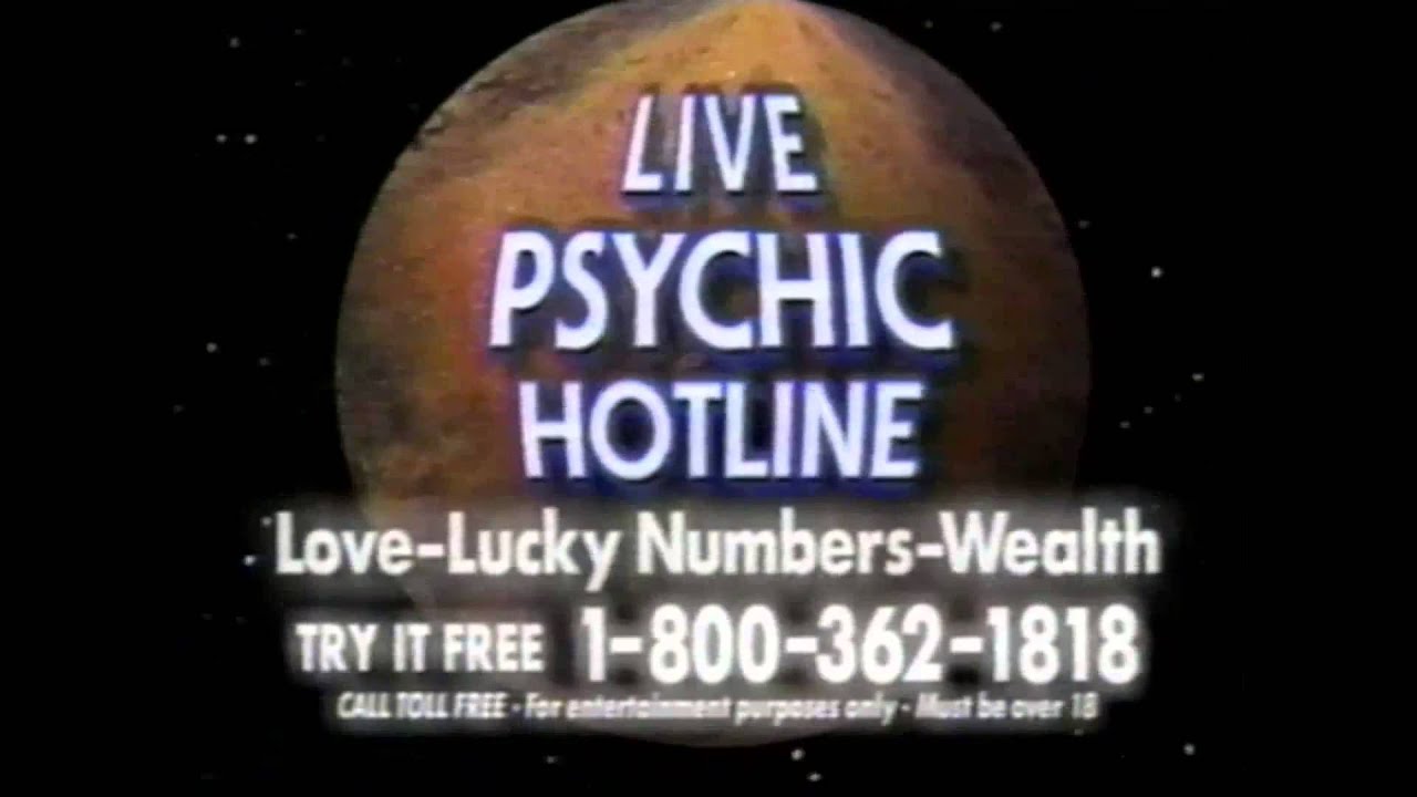 1992 - LIVE PSYCHIC HOTLINE - 1-800-362-1818 - Love, Lucky 