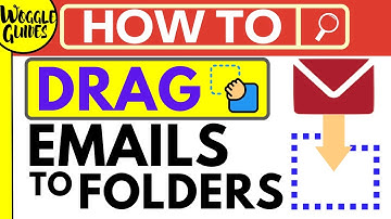 How to drag and drop emails to a folder in Gmail