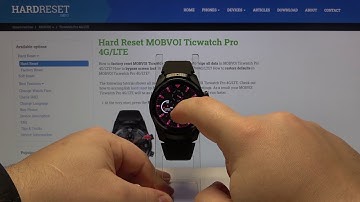 How to Change Watch Face in MOBVOI Ticwatch Pro 4G - Customize Display