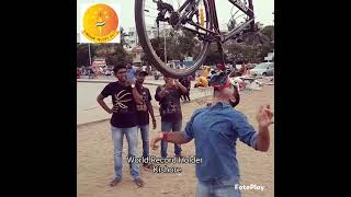 Balancing Act World Record Holder kishore #unicyclist #juggler