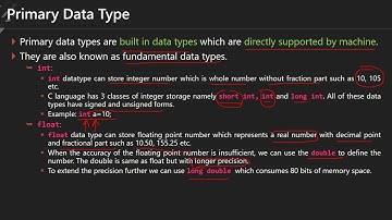 Data Types in C | Variables, Constants & Tokens Explained
