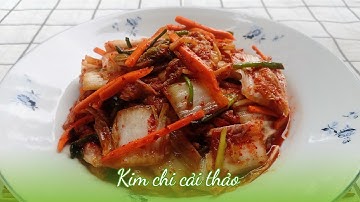 Cách làm kim chi cải thảo giòn ngon không cần mắm tép, để lâu vẫn ngon | #72