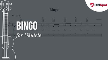 Bingo Ukulele Tab