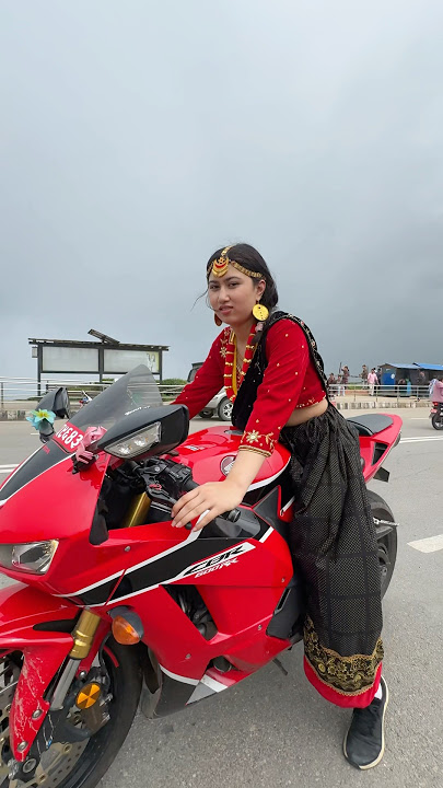 ALISHA RIDING CBR 600RR😍 #rajkumarthapamagar