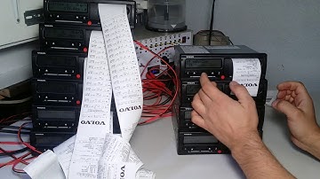 Presale video Tachograph VDO 1381, R2.2a, 2017, Volvo