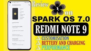 Spark OS OSS flash In Redmi note 9/ Redmi 10X 4G | Customisation and stability with new Style Review