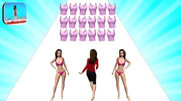 Clothes Run Gameplay/Walkthrough iOS,Android All Levels New Level Mobile Game Beauty Girl #6