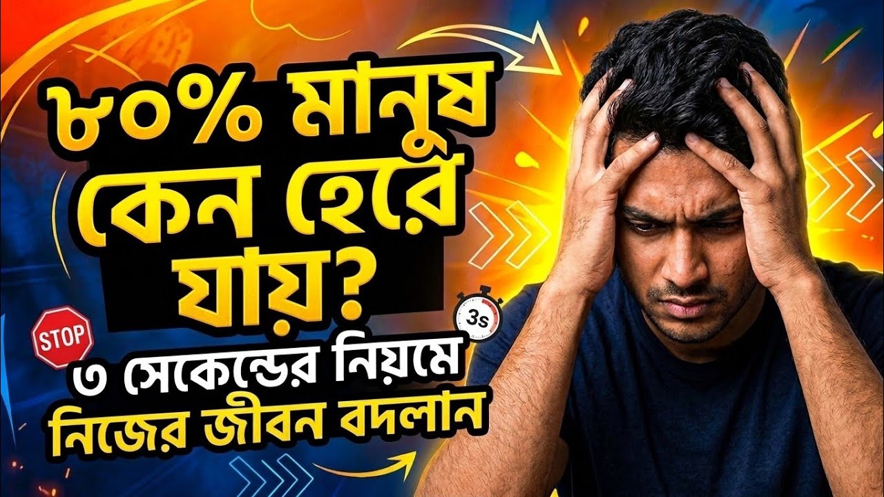 মাত্র ৩ সেকেন্ডের এই গোপন নিয়ম আপনার জীবন বদলে দেবে! (The Power of Self Control