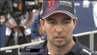 Full Sergio Perez speaks after the race GP FRANCIA / sergio perez habla de su podium 3rd Update