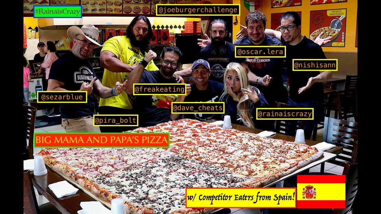 Big Mama and Papas with Competitor Eaters from SPAIN! RainaisCrazy