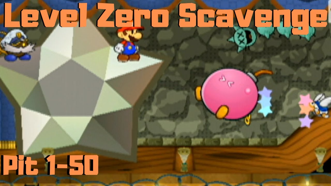 Paper Mario TTYD Level Zero Scavenge Pit Floors 1 50 YouTube