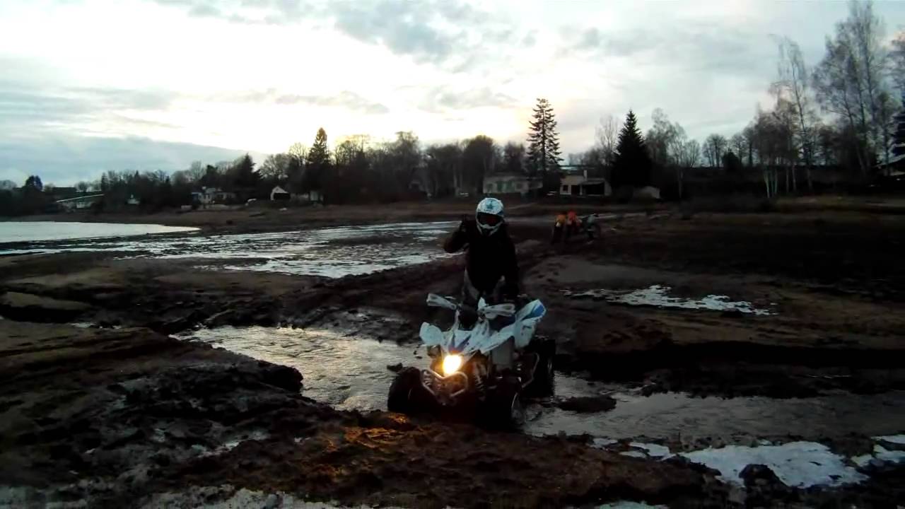Suzuki Ltz 400 injection mud YouTube