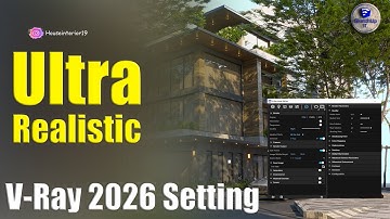 SketchUp V-Ray Render Settings 2025 | Ultra Realistic Render Tutorial