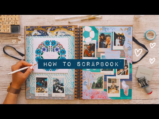 ✏️ DIY HOW TO SCRAPBOOK 