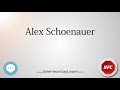 Ref:4diqDvSgvrg Alex schoenauer   ufc fighter's nicknames  