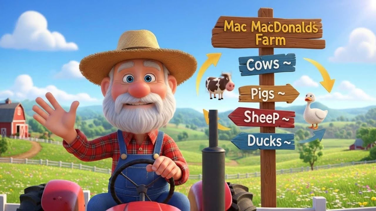 Old MacDonald Had a Farm | Classic Nursery Rhyme for Kids | Daisy Cartoon Network