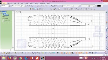 CATIA DRAFTING:- DRAWING OF DIFFERENT VIEWS OF BOT