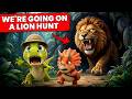 🦁 We&rsquo;re Going on a LION HUNT! 🔦 Safari Adventure Story for Kids | Dino Explorers