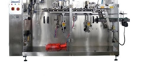 horizontal form fill seal pakcaging machine for zipper pouch making equipment