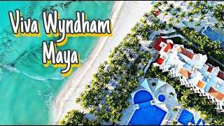 Viva Wyndham Maya Resort - Playa del Carmen - Mexico. Secret Beach. Drone DJI Mini 3 Pro. GoPro 10