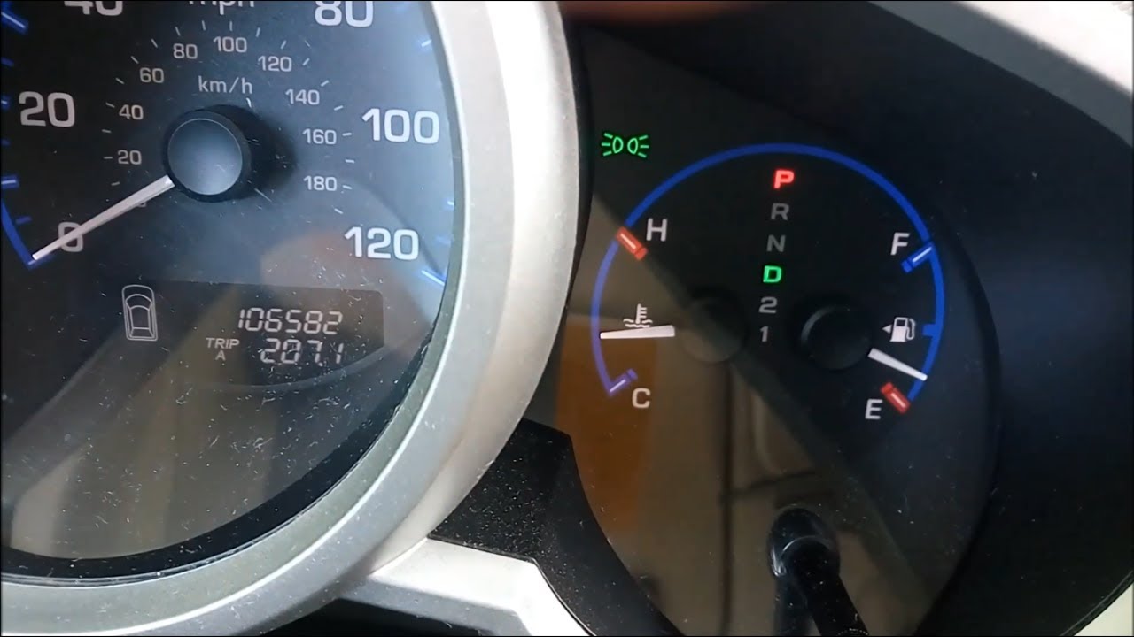Honda Blinking "D" Drive Dashboard Light Problem - YouTube