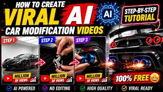 How to Create  AI Car Modification VIRAL Videos (Step-by-Step Tutorial 2026) screenshot 1