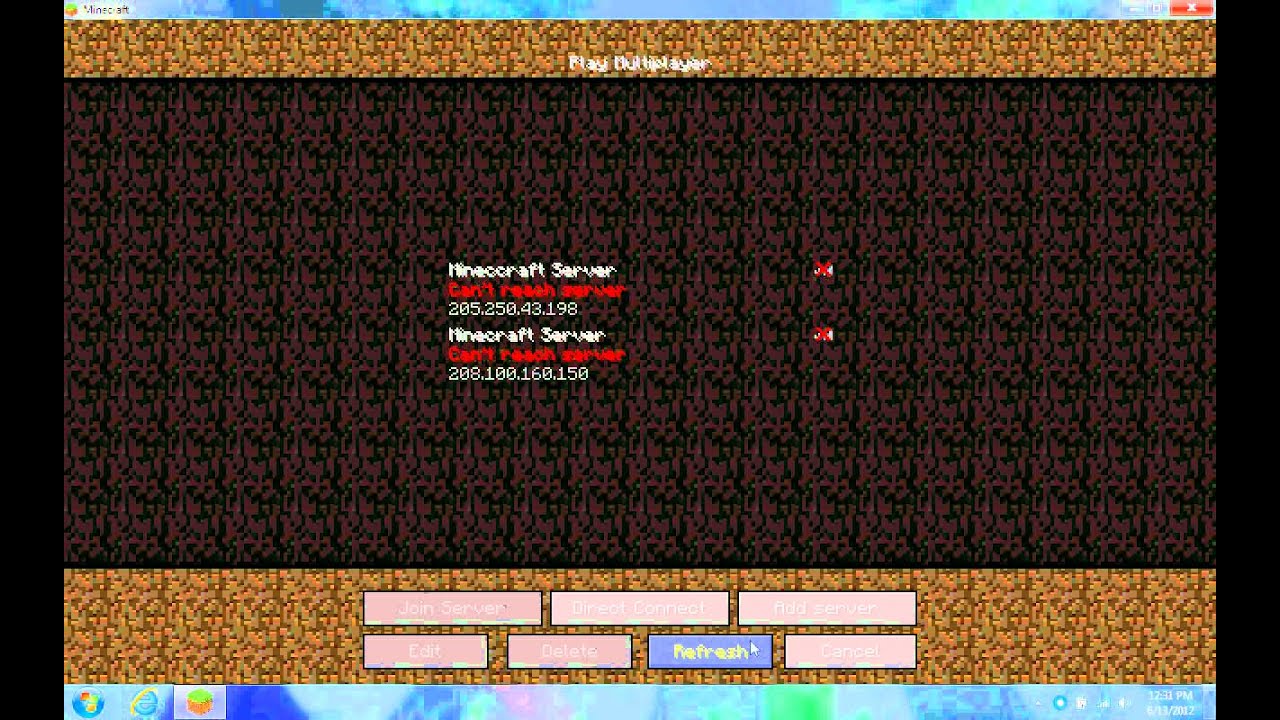 Minecraft - red vs blue server - YouTube