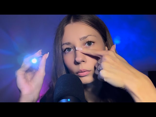 ASMR Eye Exam For Deep Sleep 💤 Follow The Light 💡 Follow My Instructions 🔦 Look Over Here