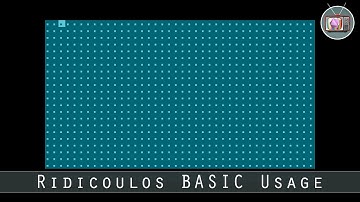 Ridiculous BASIC Usage by g0blinish, 2017 | Atari 8 Bit Demo