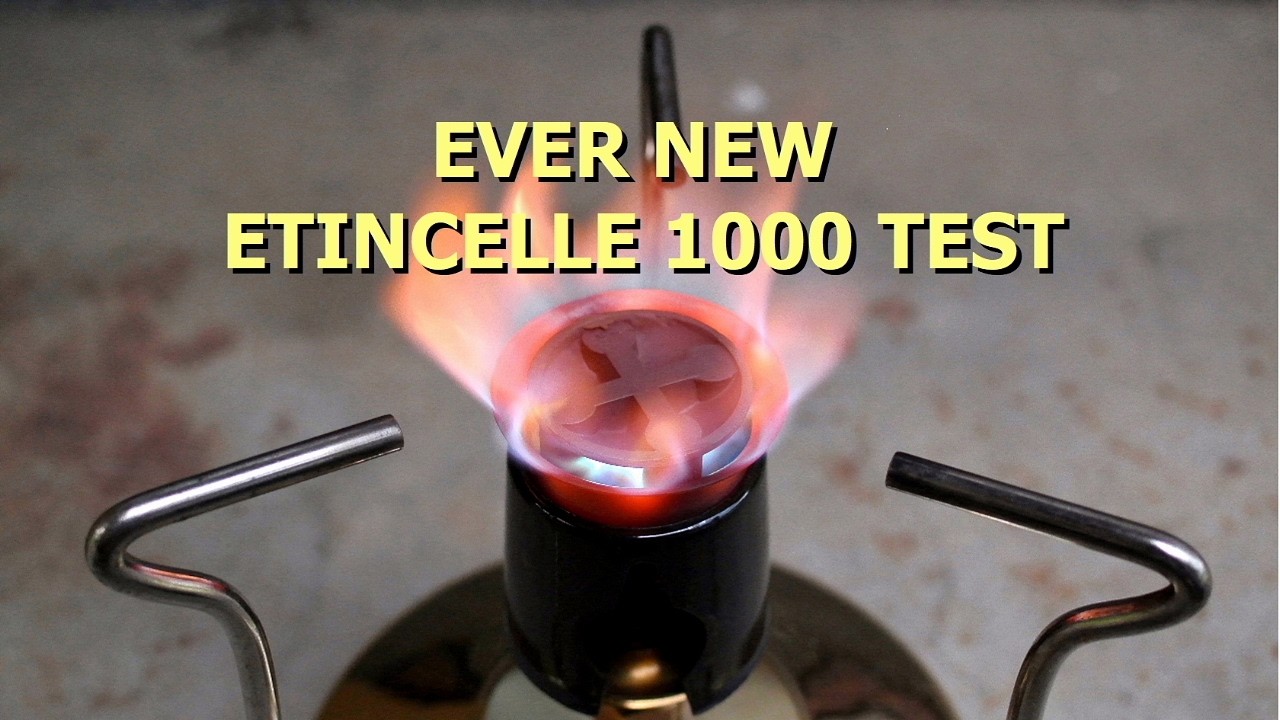EVER NEW ETINCELLE 1000 TEST　エバニューエタンセル1000 テスト燃焼