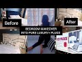 Contented  bedroom makeover ft bed palaceclean  organize new bed  bedside tables