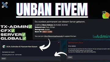 FIVEM UNBAN 2025 METHOD WORK FOR TXADMIN SERVER CFX GLOBAL AND ALL SERVER / SPOOFER FIVEM 2025 WORK