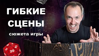 Сюжет игры с гибкими сценами. Для ДнД, ВтМ и других НРИ.