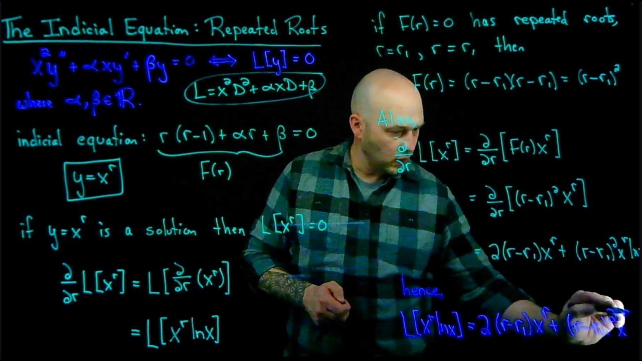 The Indicial Equation: Repeated Roots