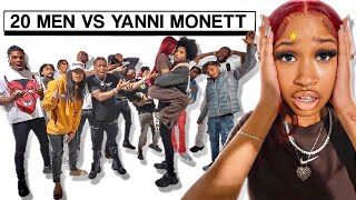 20 MEN VS 1 YOUTUBER: Yanni Monnet