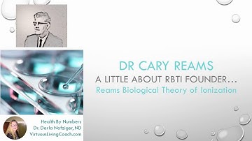 Reams Testing Intro Health By Numbers Based on RBTI (Reams Biological Theory of Ionization)